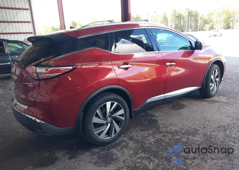 2015 Nissan Murano S/Sl/Sv/Platinum из США, поврежденный, VIN 5N1AZ2MH5FN203091